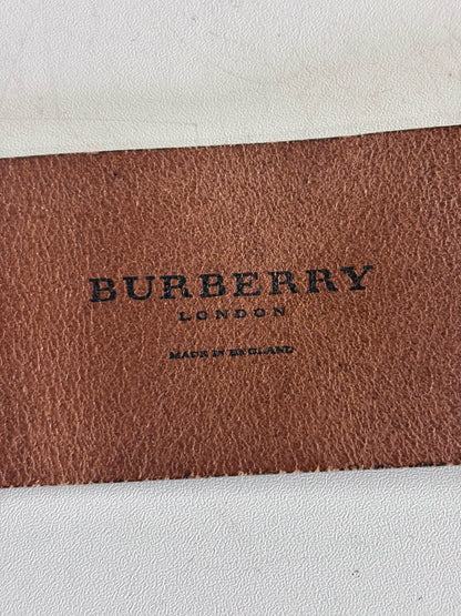 Burberry 27.5"-35" Womens Tan Leather Belt