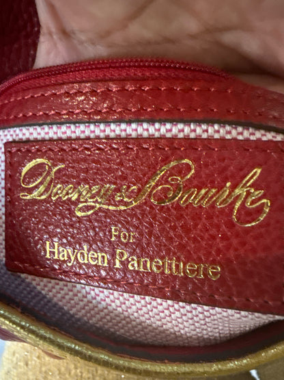 Women's Dooney & Bourke Hayden Red/Gold 2006 Vintage Pre-owned Clutch Bag