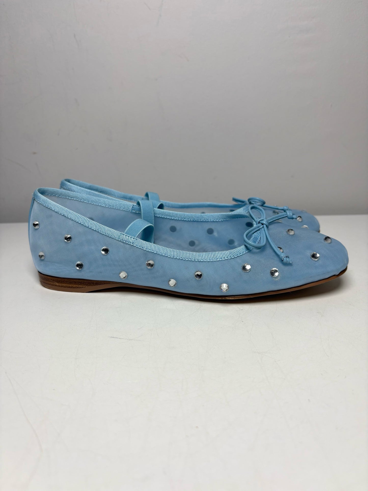 W Shoe Size 7 Jeffrey Campbell Light Blue Synthetic (Unknown) Women's Flats