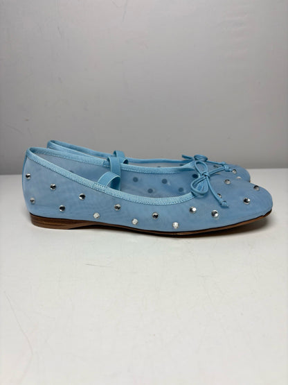 W Shoe Size 7 Jeffrey Campbell Light Blue Synthetic (Unknown) Women's Flats