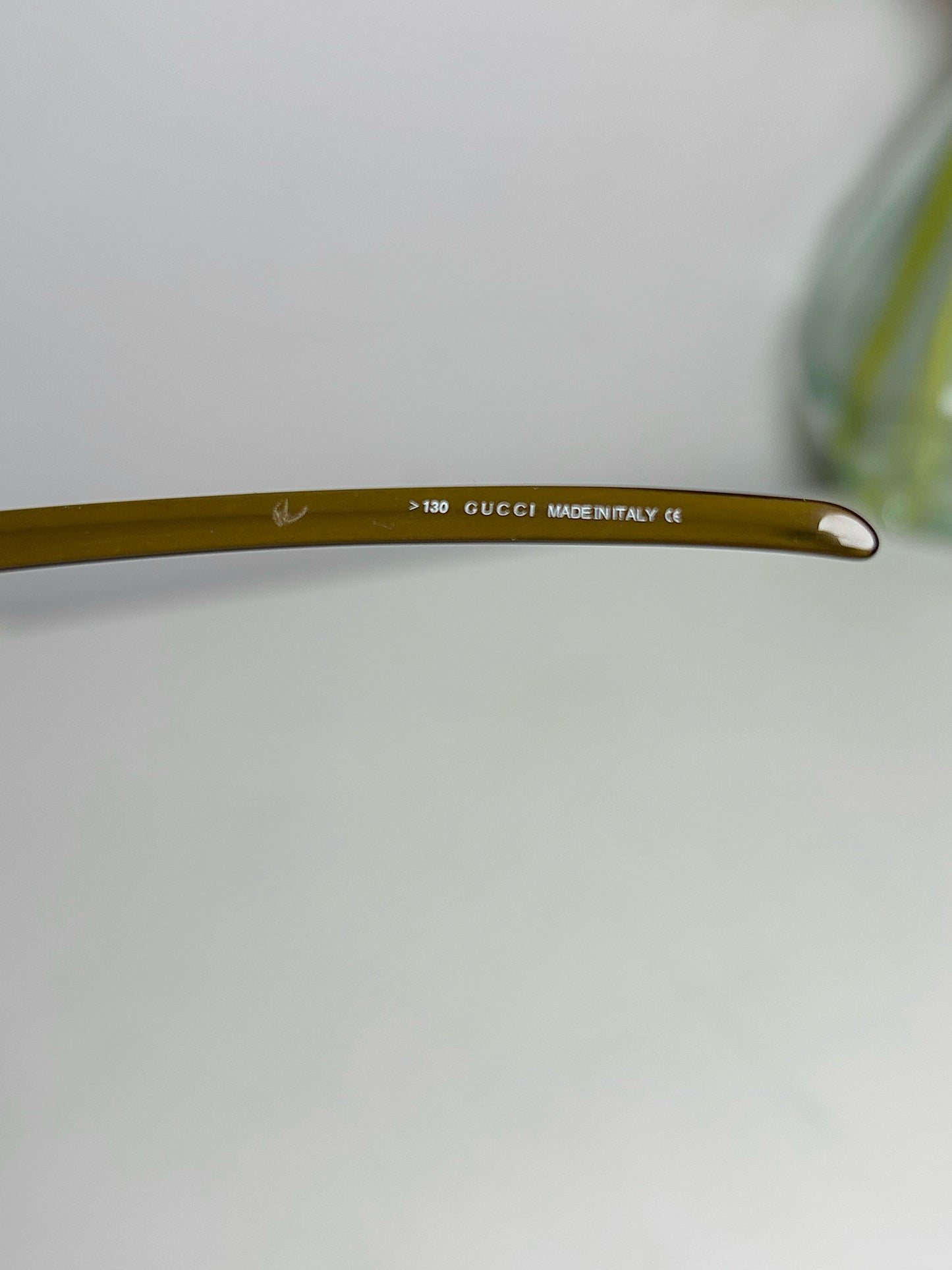 Gucci Brown Blue Tint Lens Women's Sunglasses
