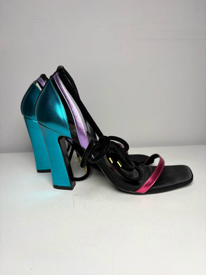 W Shoe Size 10 Le Clique by Kat Maconie Black Leather NWT Heels
