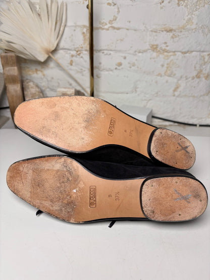 W Shoe Size 37.5 Gucci Black Suede Suede Boots