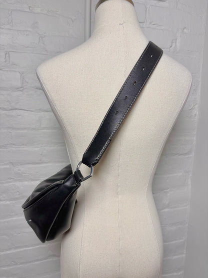 Proenza Schouler Black Slide Leather Shoulder Bag