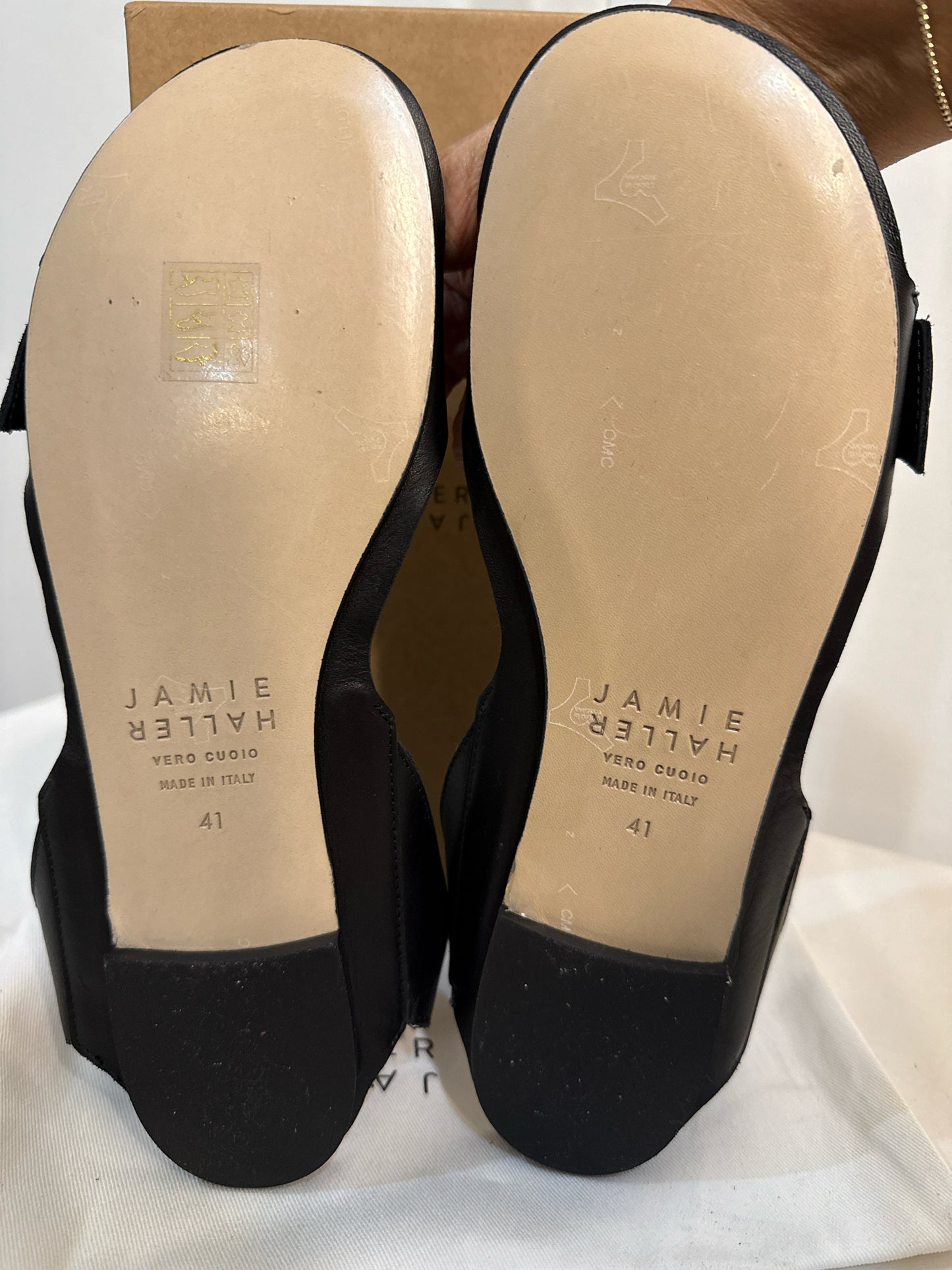 W Shoe Size 41 (10 US) Jamie Haller Black Leather Gladiator NWT Sandal