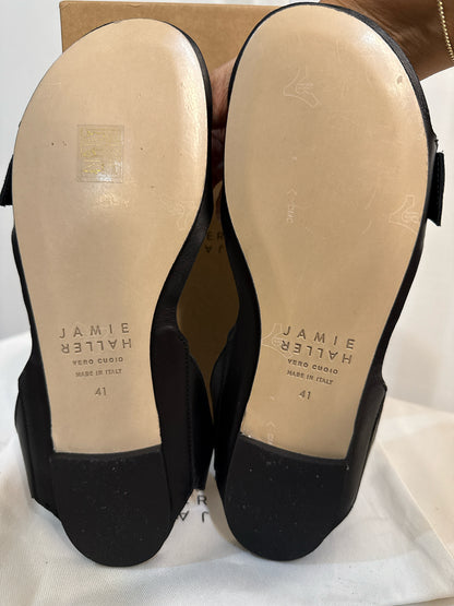 W Shoe Size 41 (10 US) Jamie Haller Black Leather Gladiator NWT Sandal