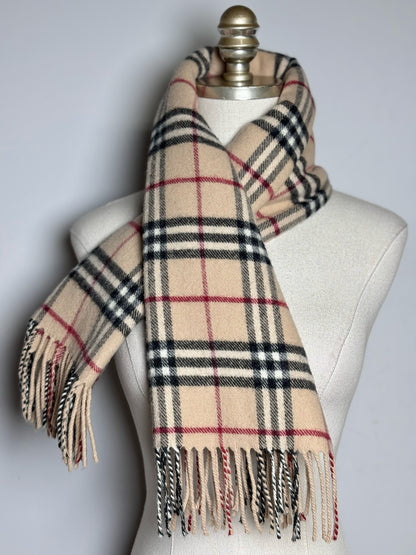 Burberry Nova Check Women's Pre-owned Brown Scarf