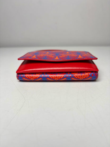 Women's Liberty London Card Case on Strap Red, Blue Pre-owned/NWT