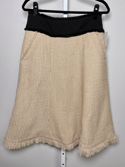Women Size 8 Tory Burch Gold, black, cream Tweed Skirt