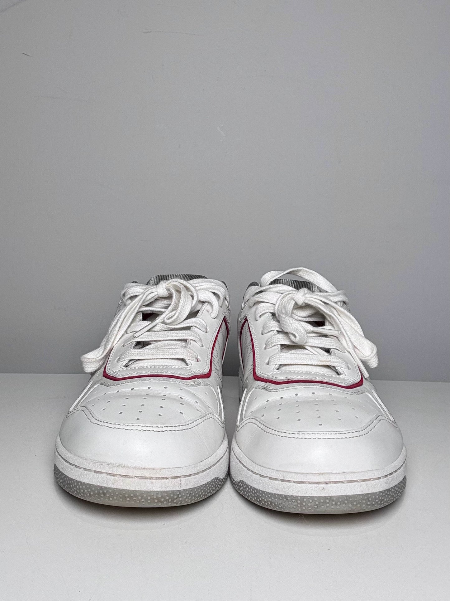 Christian Dior B27 Oblique Galaxy Low Top White, Red Men's Pre-owned Sneakers