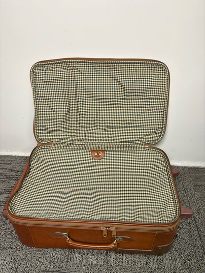 Men's Marley Hodgson Leather Cowhide Chestnut Brown No. 51 Suitcase