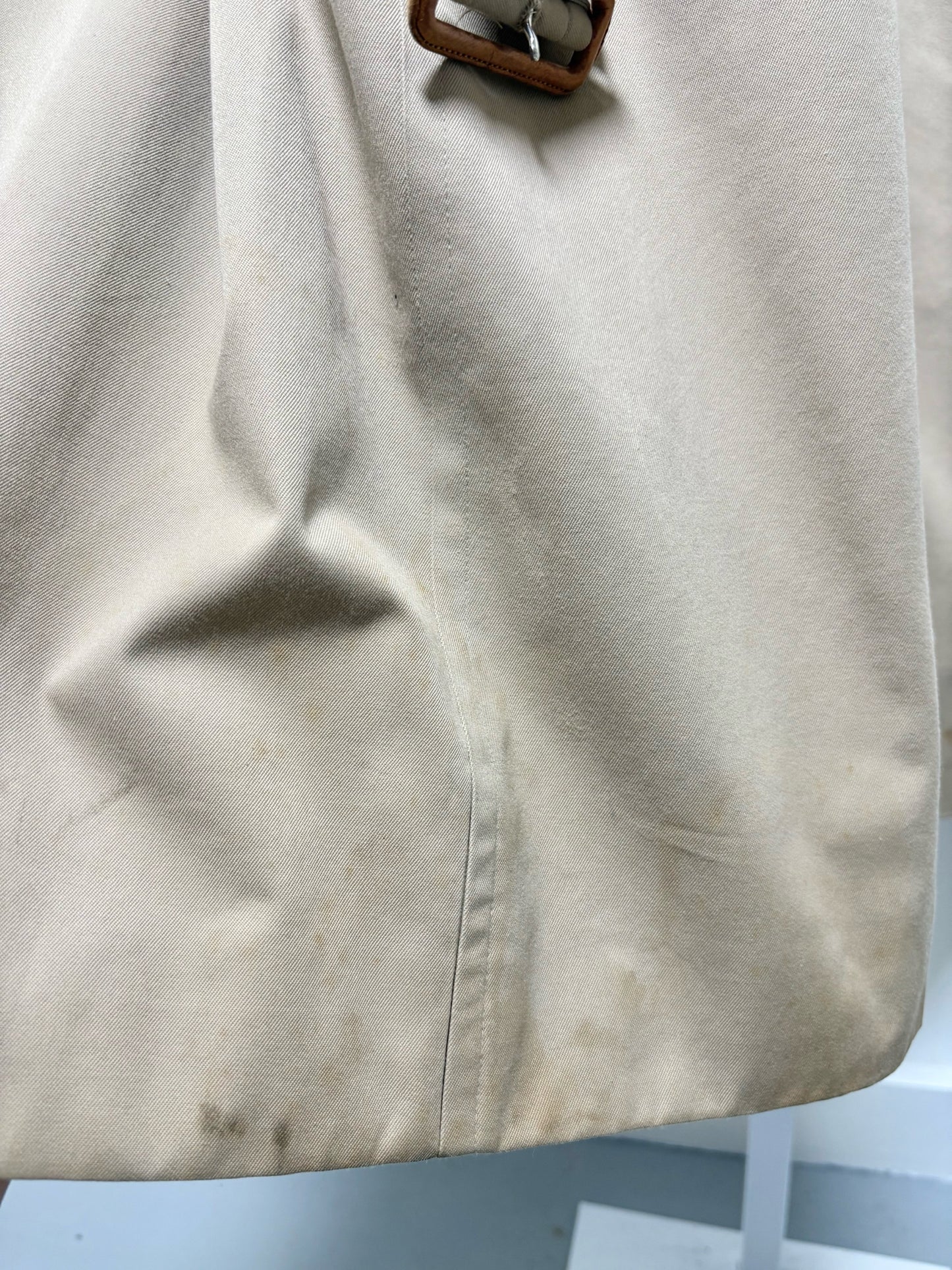 Burberrys' Khaki Cotton Solid Men's Coat