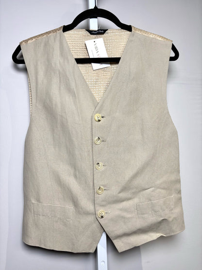 Dolce & Gabbana Beige Viscose,Linen,cotton,acetate Solid Men's 36 Suit