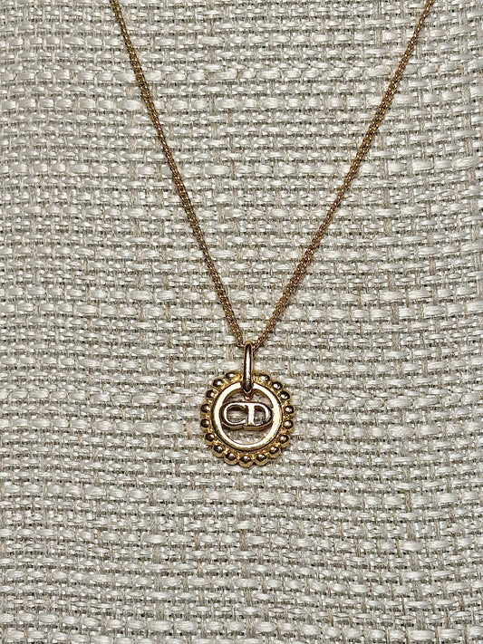 Gold Plated Christian Dior Necklace