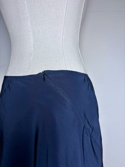 Women Size 36 (6 US) Jil Sander Navy Blue Solid Vintage Pre-owned 2 Piece Set