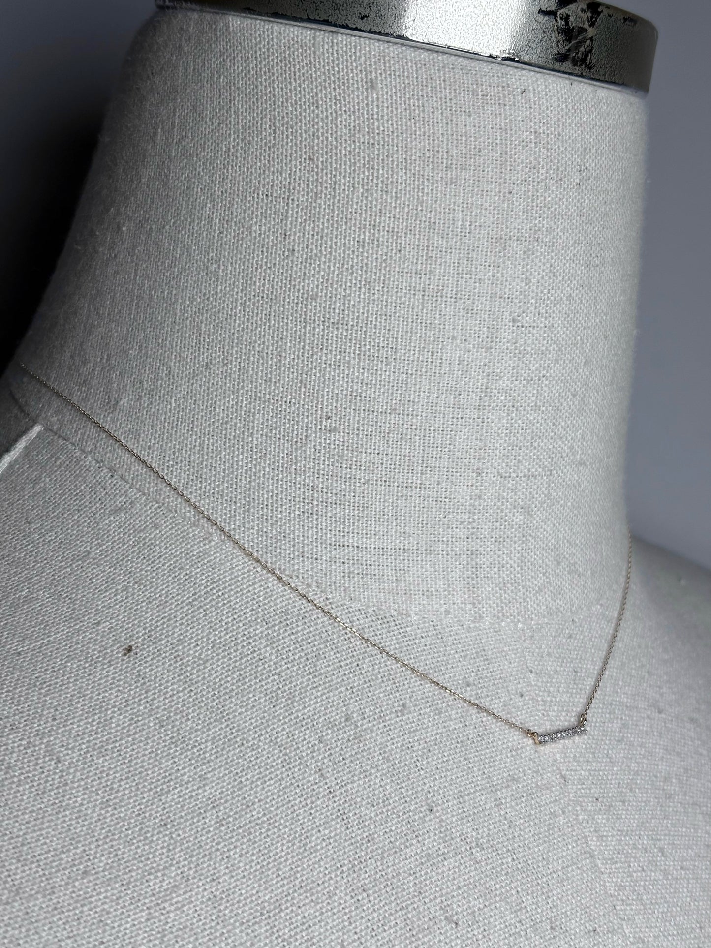 Adina Reyter Women's Diamond Bar 14K Gold Pre-owned Necklace