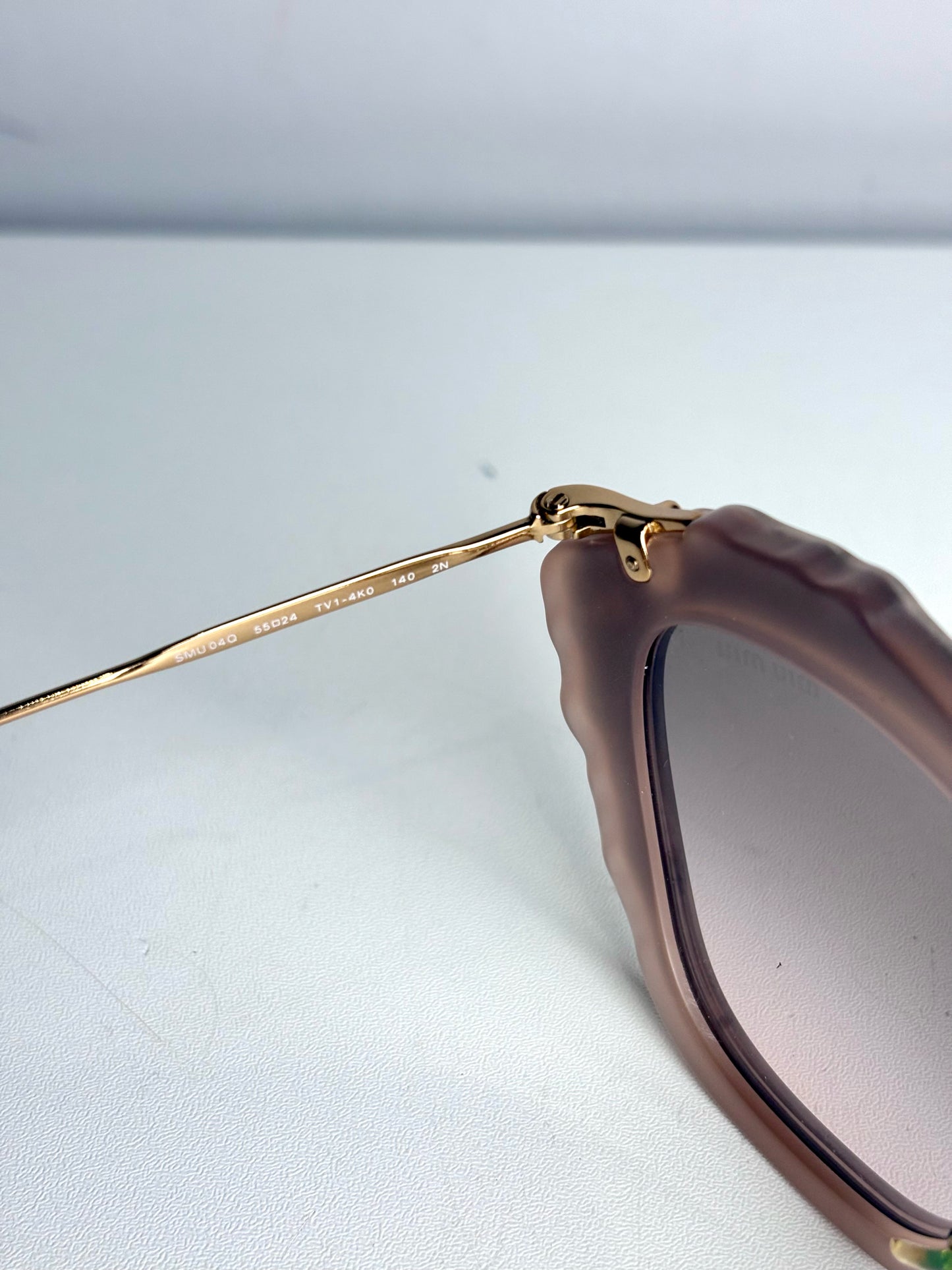 Miu Miu "Crystal Glam" Crystal Embellishments Pre-owned Sunglasses