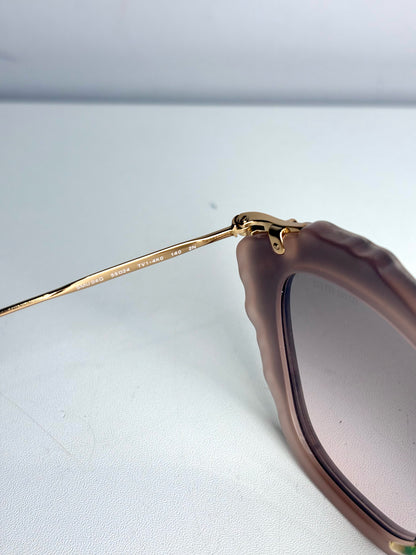 Miu Miu "Crystal Glam" Crystal Embellishments Pre-owned Sunglasses
