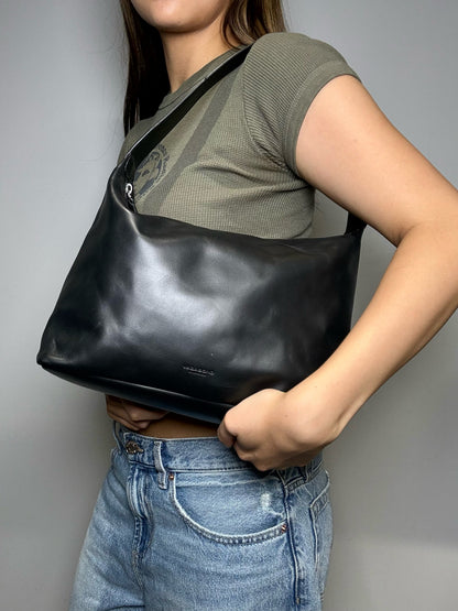 Women's Vagabond Solid Leather Pre-owned Black Small Purse