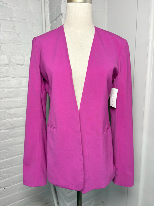 Women Size 6 Theory Plum Solid Blazer