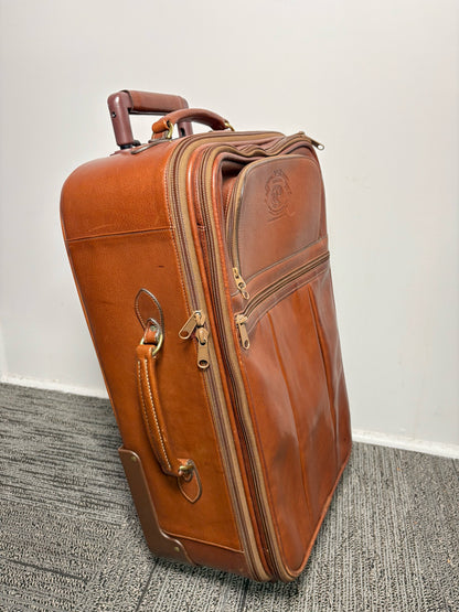 Men's Marley Hodgson Leather Cowhide Chestnut Brown No. 51 Suitcase