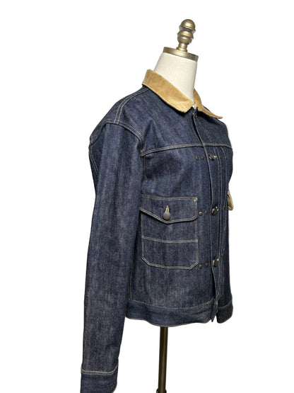 Men's Size S Freenote Cloth 1900s Blue Denim Rare Pre-Owned 1950s Inspired Jacket