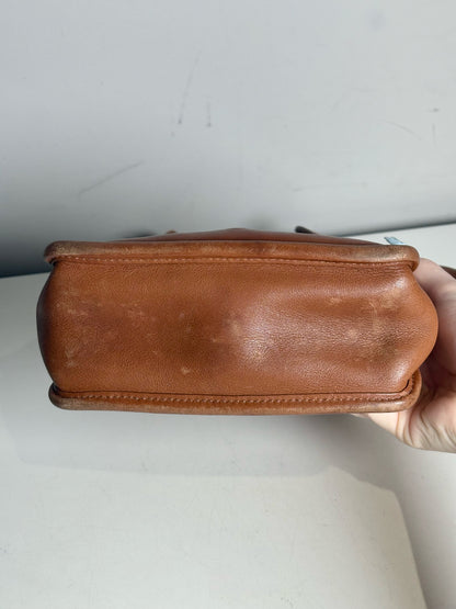 Women's Coach #9930 Murphy Vintage Leather Pre-owned Caramel Purse
