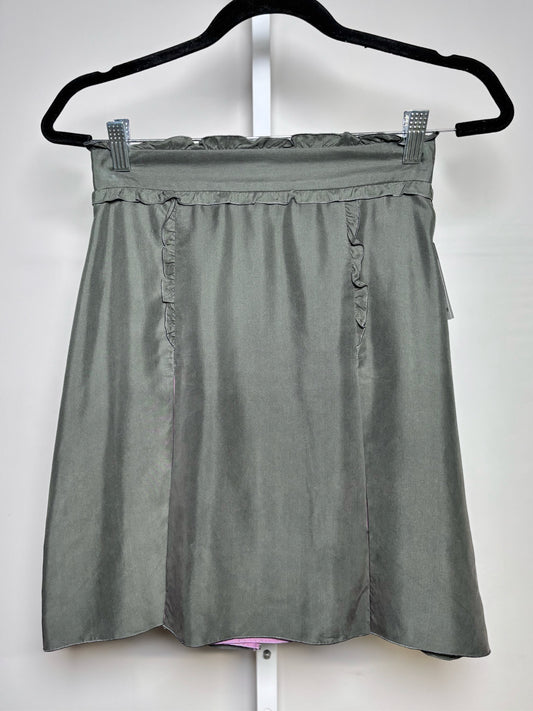 Women Size 4 M Missoni Gray Solid Vintage Pre-owned Skirt