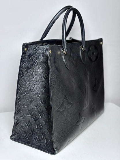 Louis Vuitton Monogram Empreinte Leather Pre-owned Black Purse