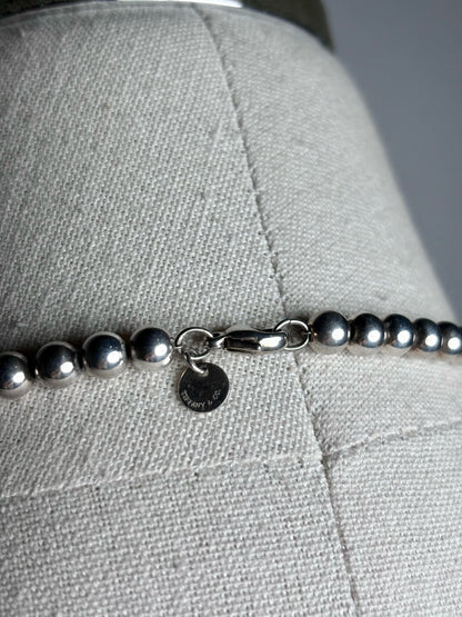 Tiffany & Co. Graduated Balls Sterling Silver Pre-owned Necklace