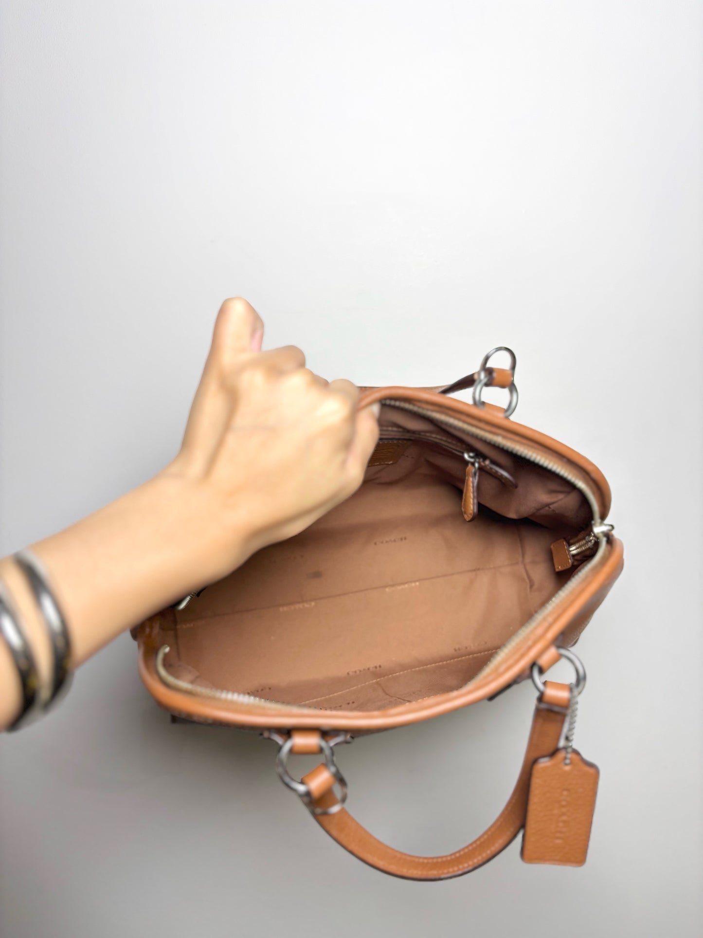 Coach Solid Leather Purse
