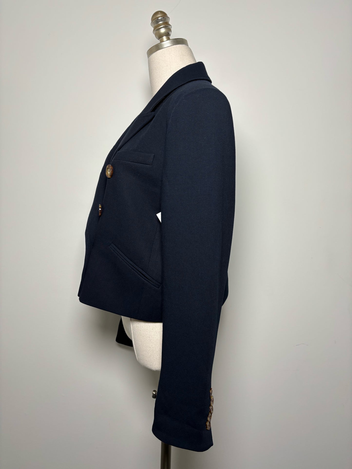 Women Size 10 Veronica Beard Navy Dickey Navis Blazer