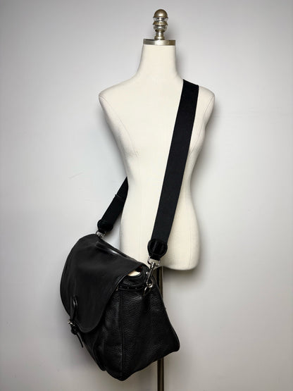 Mulholland Black Leather Men's Bag