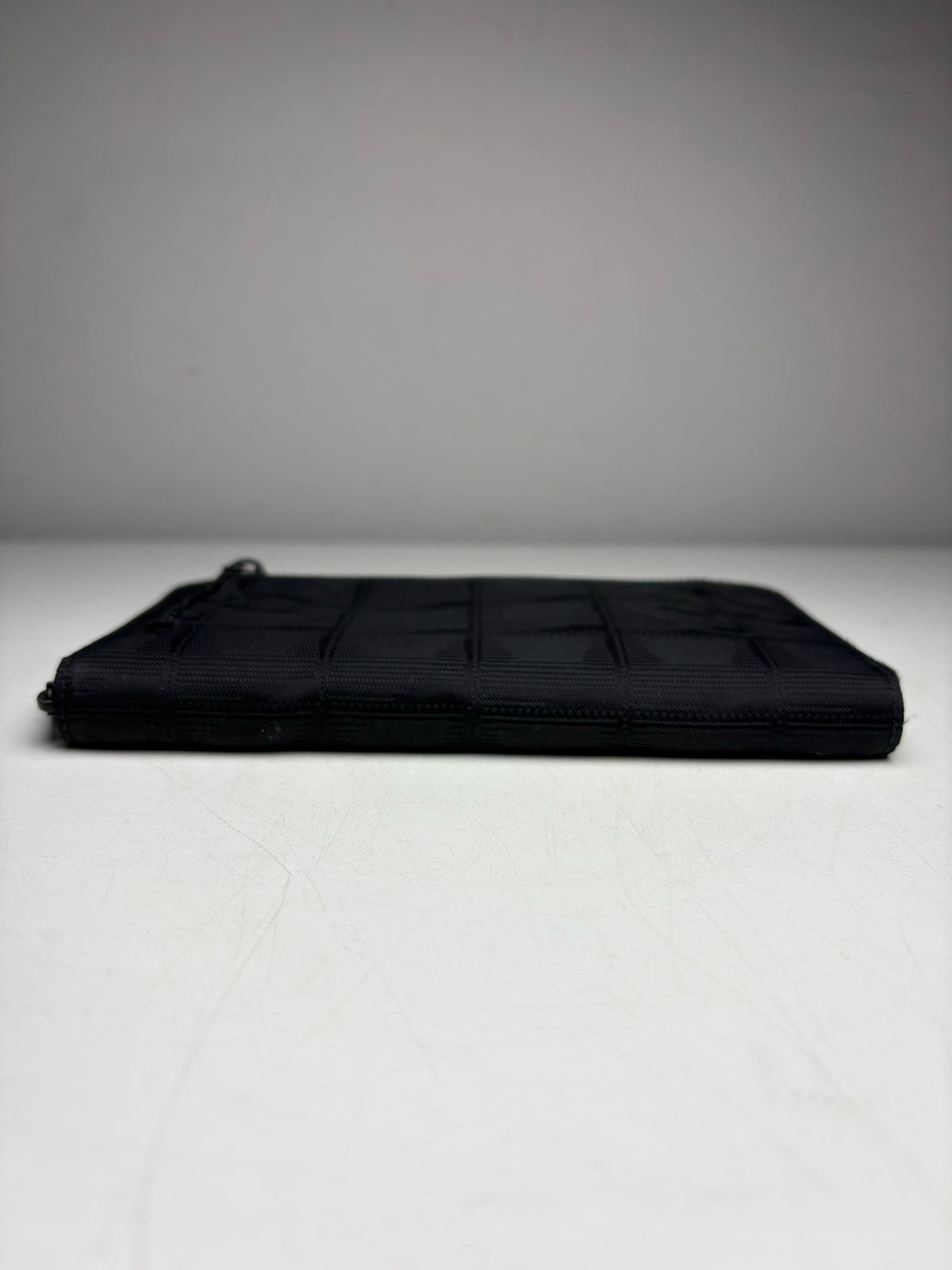 Chanel Travel Line Women's Pre-owned Black Wallet