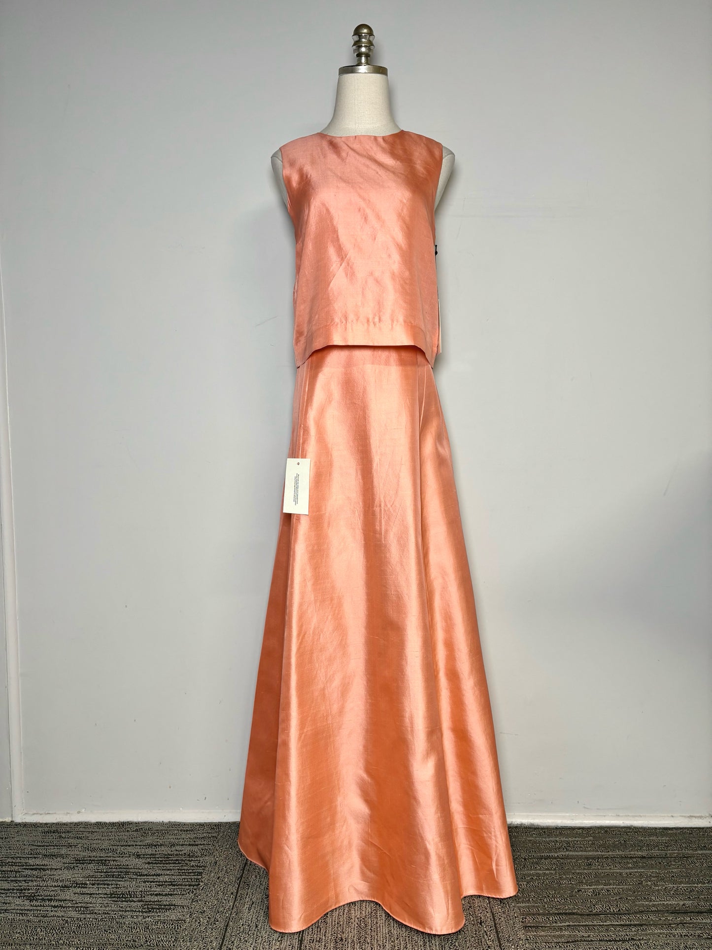 Women Size 2 Staud Vincenzo Carnation Silk Pre-owned, NWT Skirt
