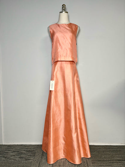 Women Size 2 Staud Vincenzo Carnation Silk Pre-owned, NWT Skirt