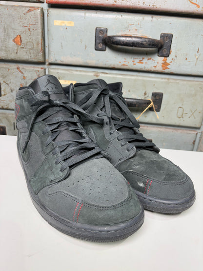 Nike Black Suede Solid 12 Men's Air Jordan SE Craft Shoes