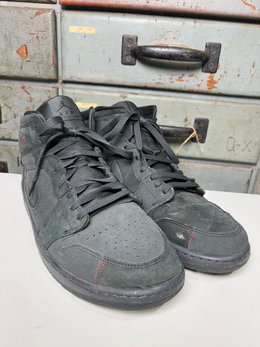 Nike Black Suede Solid 12 Men's Air Jordan SE Craft Shoes