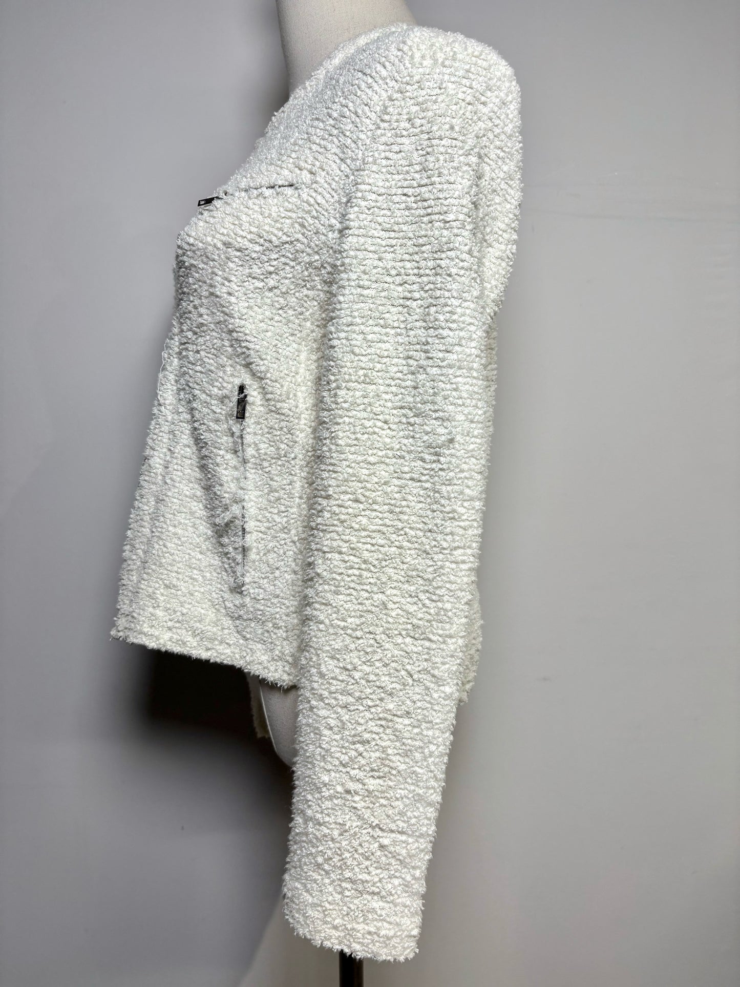 Women Size 42 ( 6 US) IRO Off-white Textured Blazer