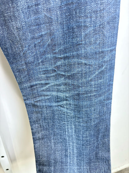 Women Size 25 R Jeans Blue Denim Women's Cotton Blend Pre-owned Jeans