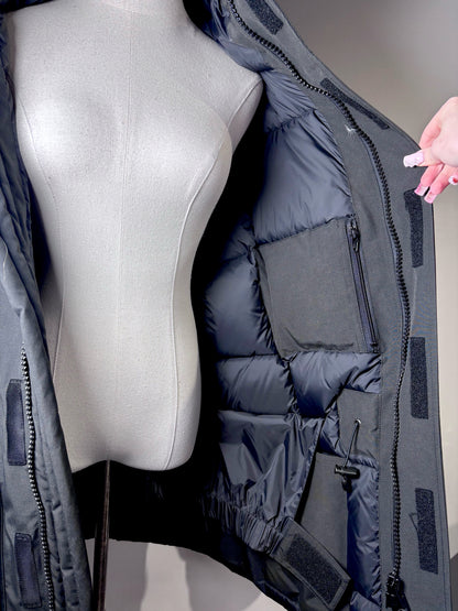 Canada Goose Black Polyester Blend Solid Men's M Jacket