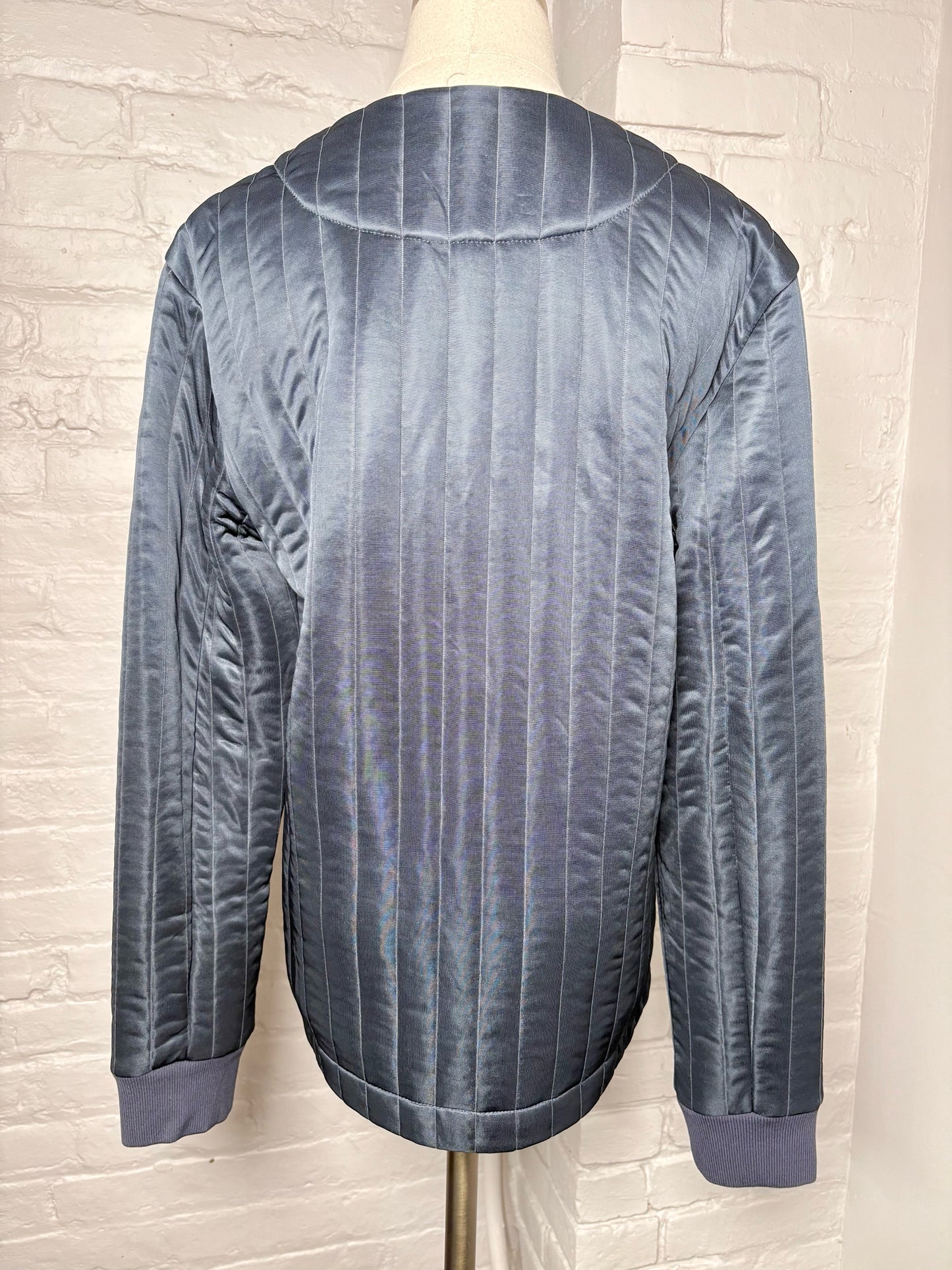 Women Size S/P Club Monaco Blue Quilted NWT Jacket
