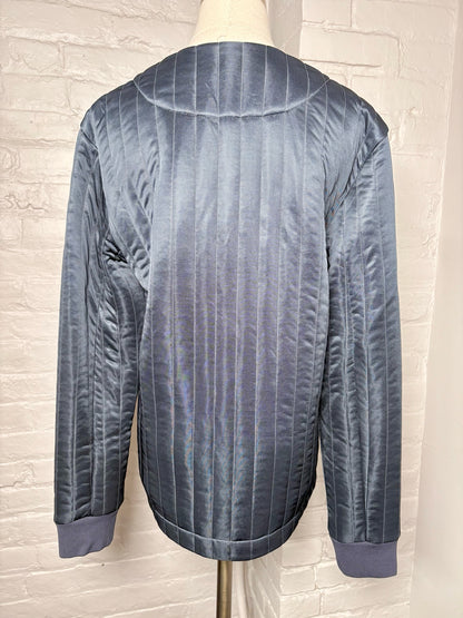 Women Size S/P Club Monaco Blue Quilted NWT Jacket