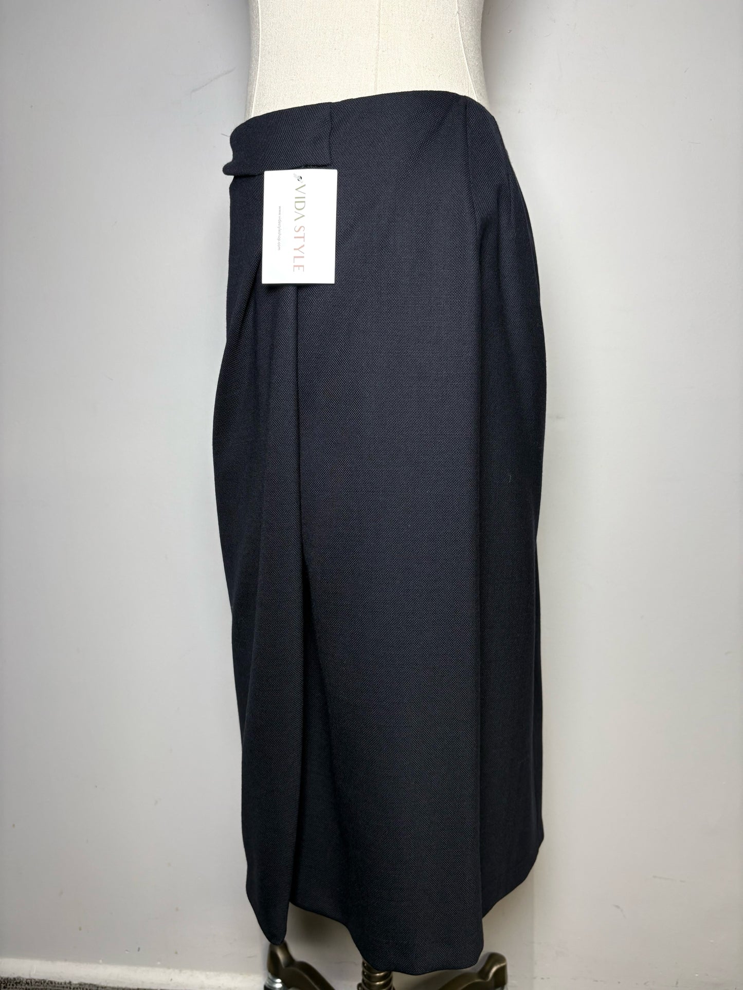 Women Size 38 (4 US) Jil Sander Navy Solid Women's Pre-owned, NWT Skirt