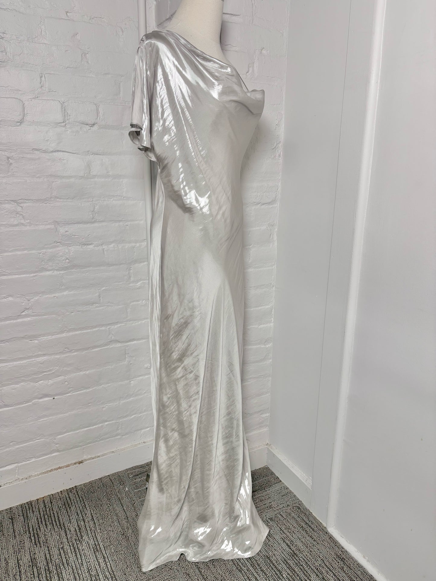 Women Size XS BCBG Max Azria Silver Dress