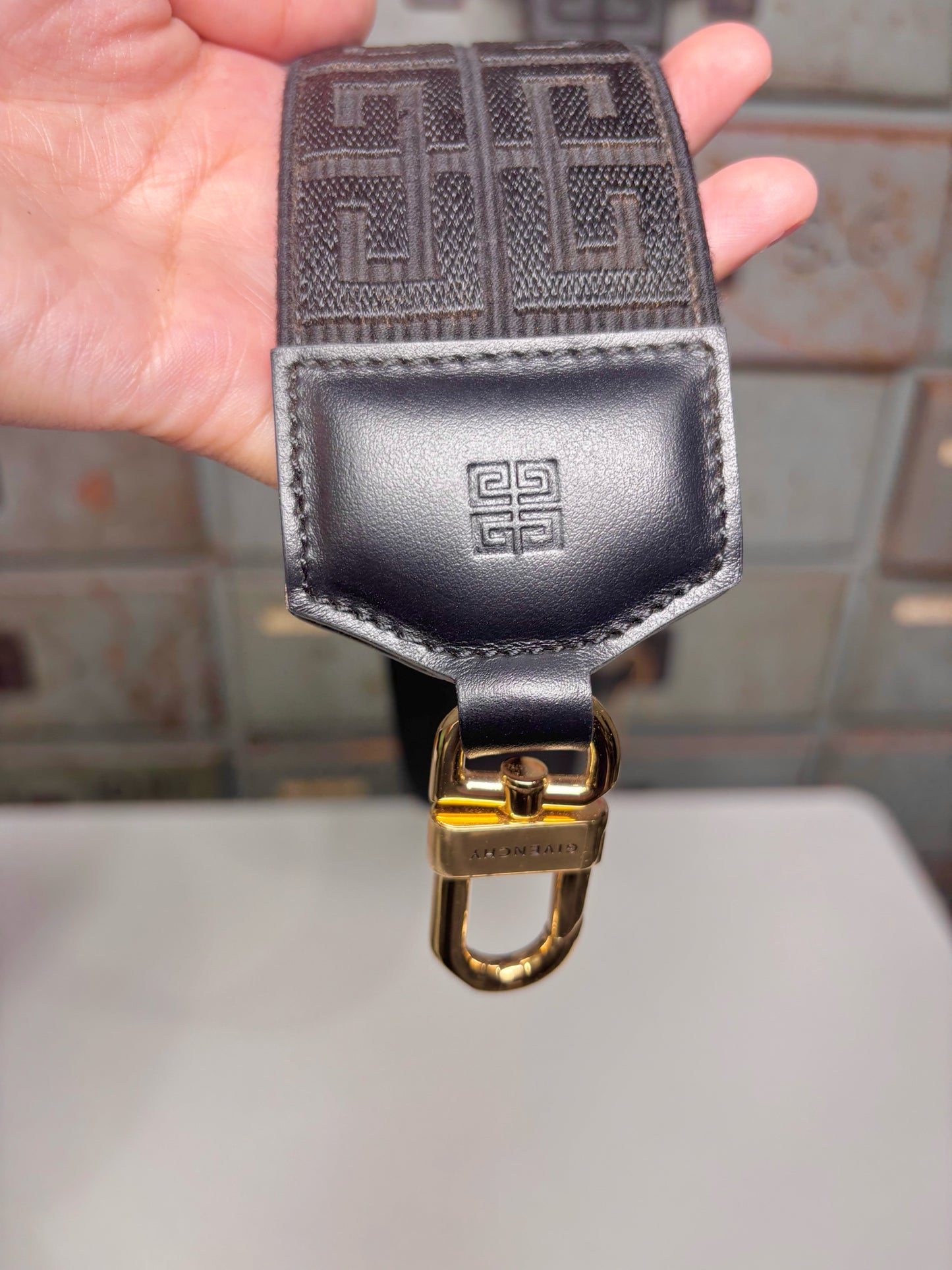 Additional Embossed Black Givenchy NWT Strap
