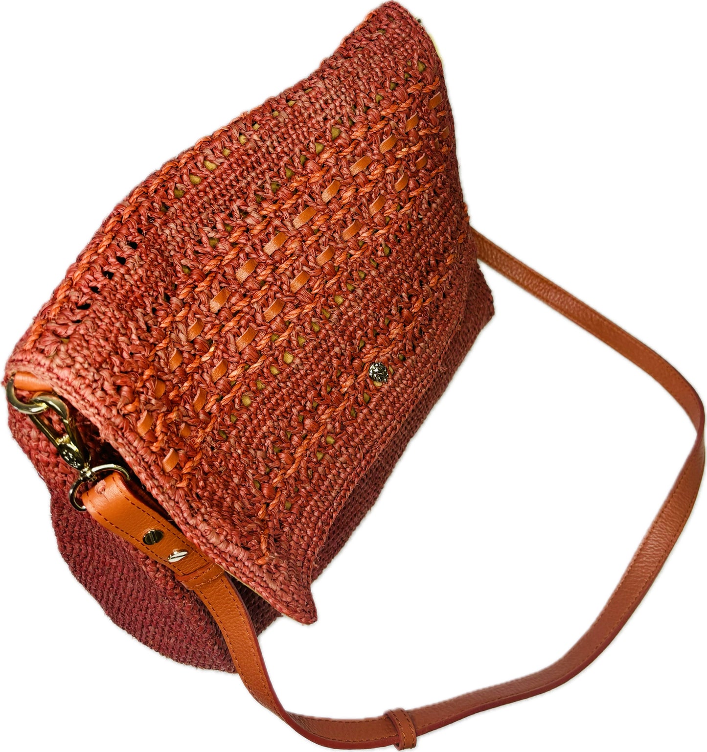 Helen Kaminski Raffia Messenger Purse