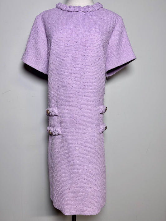 Women Size XXL Tuckernuck Jackie Tweed Lilac Pre-owned Dress