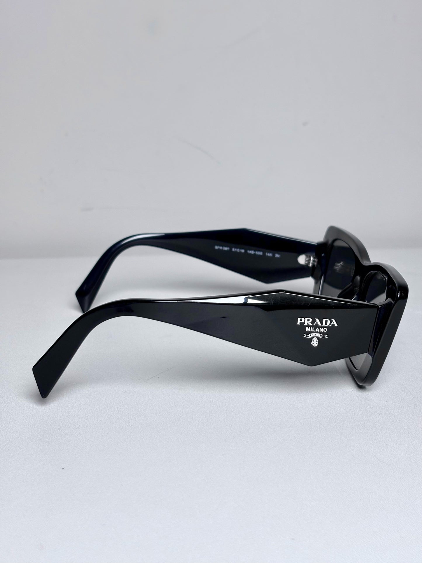 Acetate Prada Pre-owned Black Sunglasses
