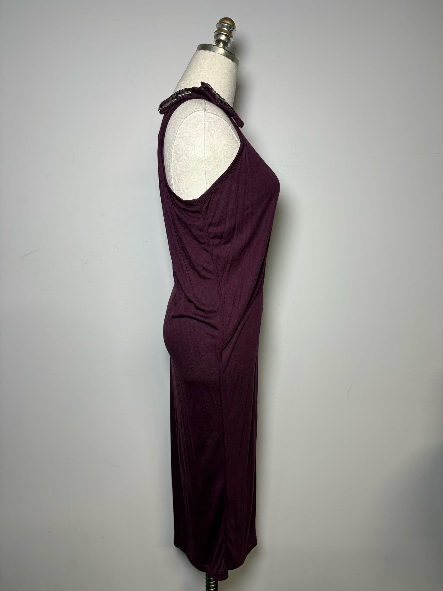 Women Size 36 (S) Lanvin Purple Tank Style Pre-owned, NWT Midi Dress
